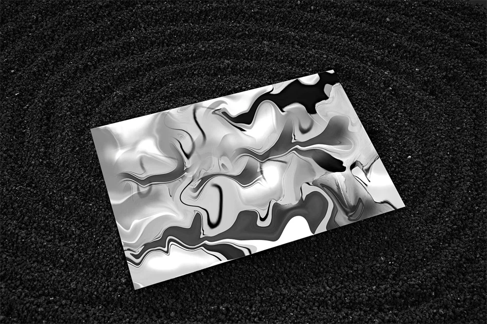 Lembaran keluli tahan karat timbul